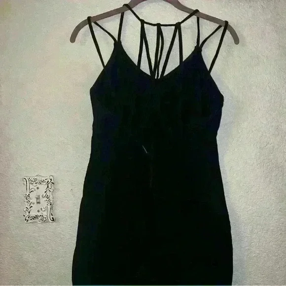 Forever21 Black Athletic knit jumpsuit size large - Picture 6 of 10